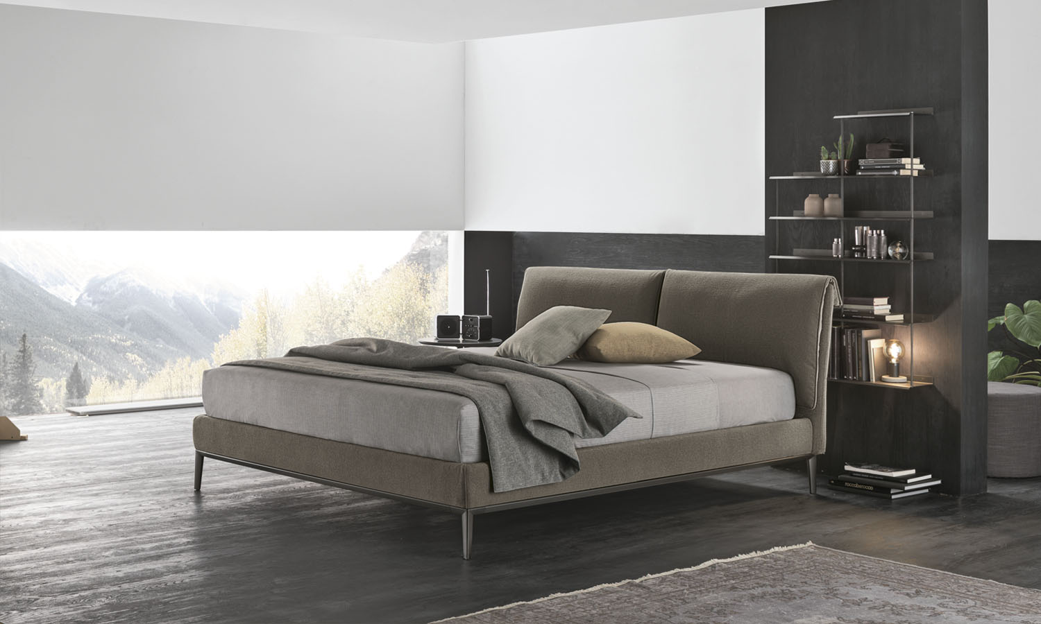 Letto matrimoniale dal design casual River - V&Nice